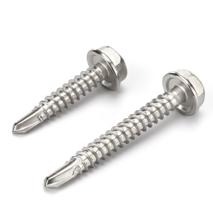 Din7504k হেক্স ওয়াশার স্ব -ড্রিলিং স্ক্রু